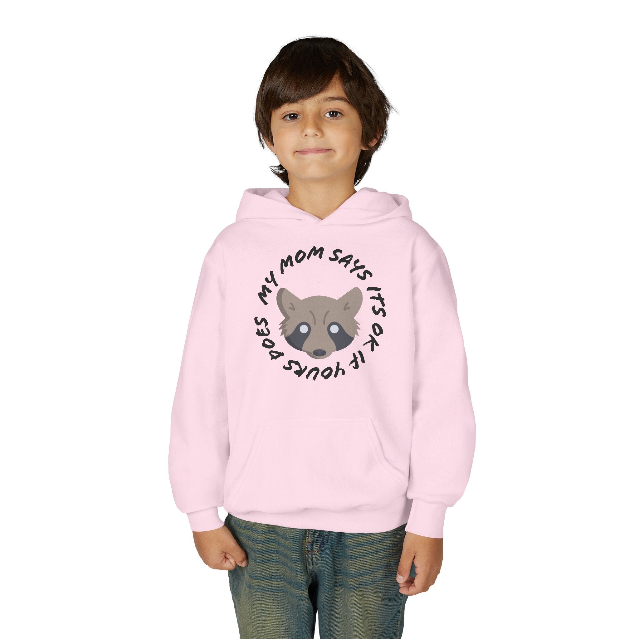 My Mom Says It's Ok If Yours Does Kids Hoodie