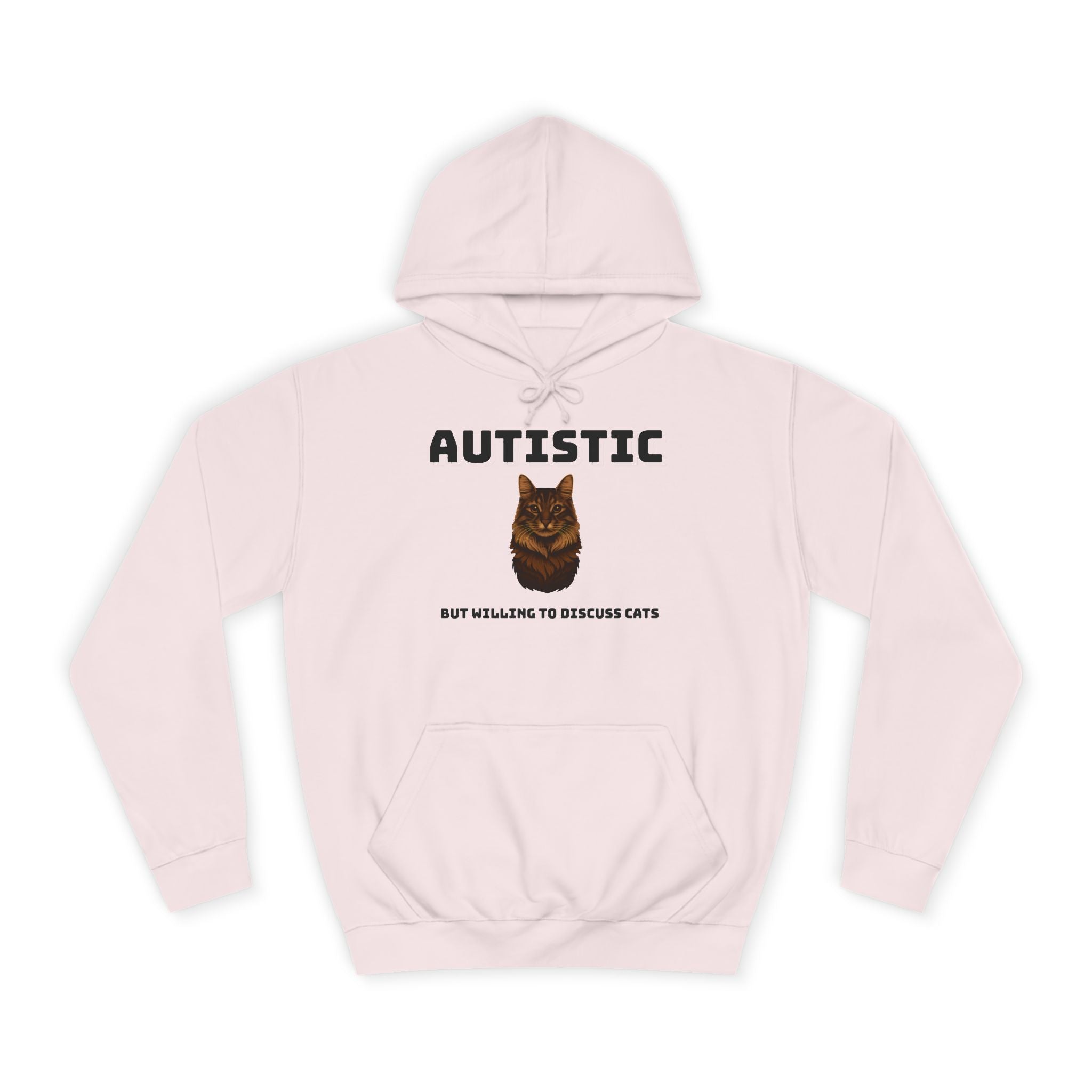 Autistic Cat Lover College Hoodie
