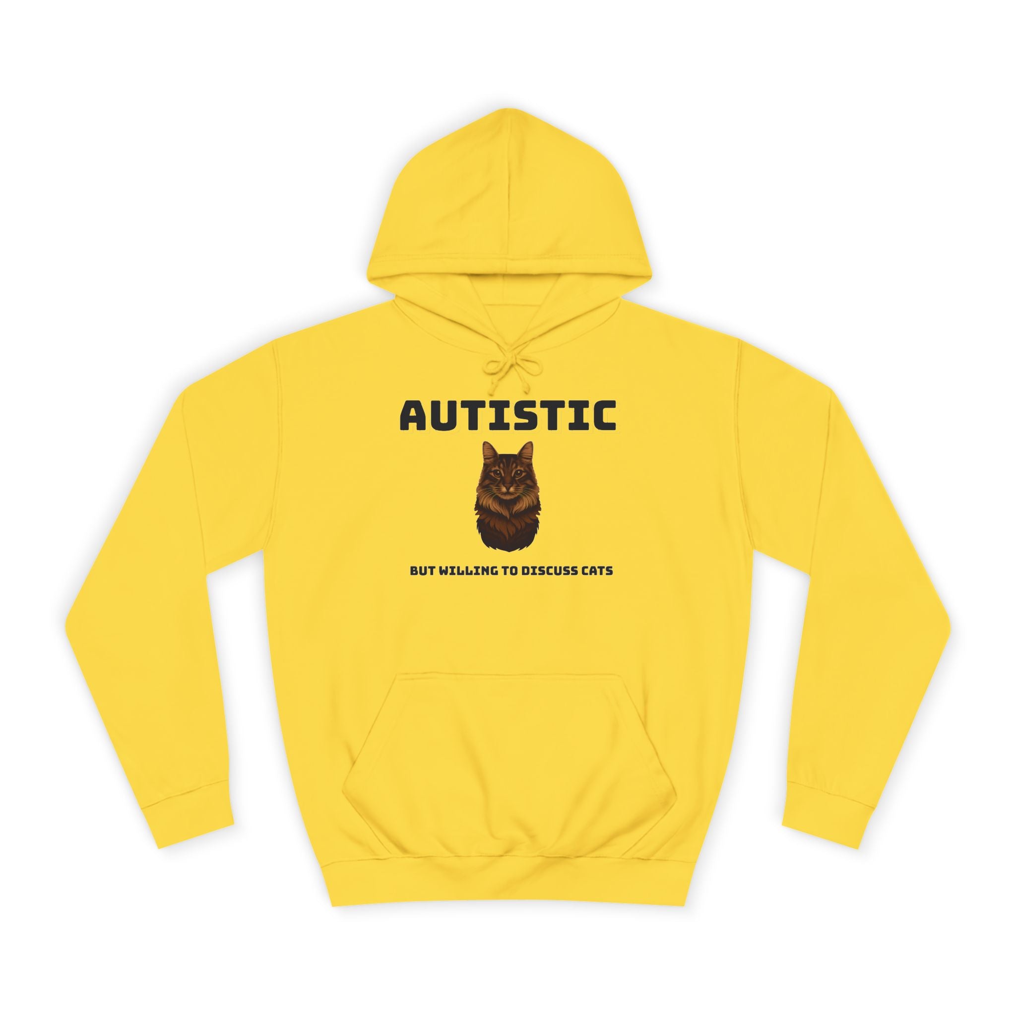 Autistic Cat Lover College Hoodie