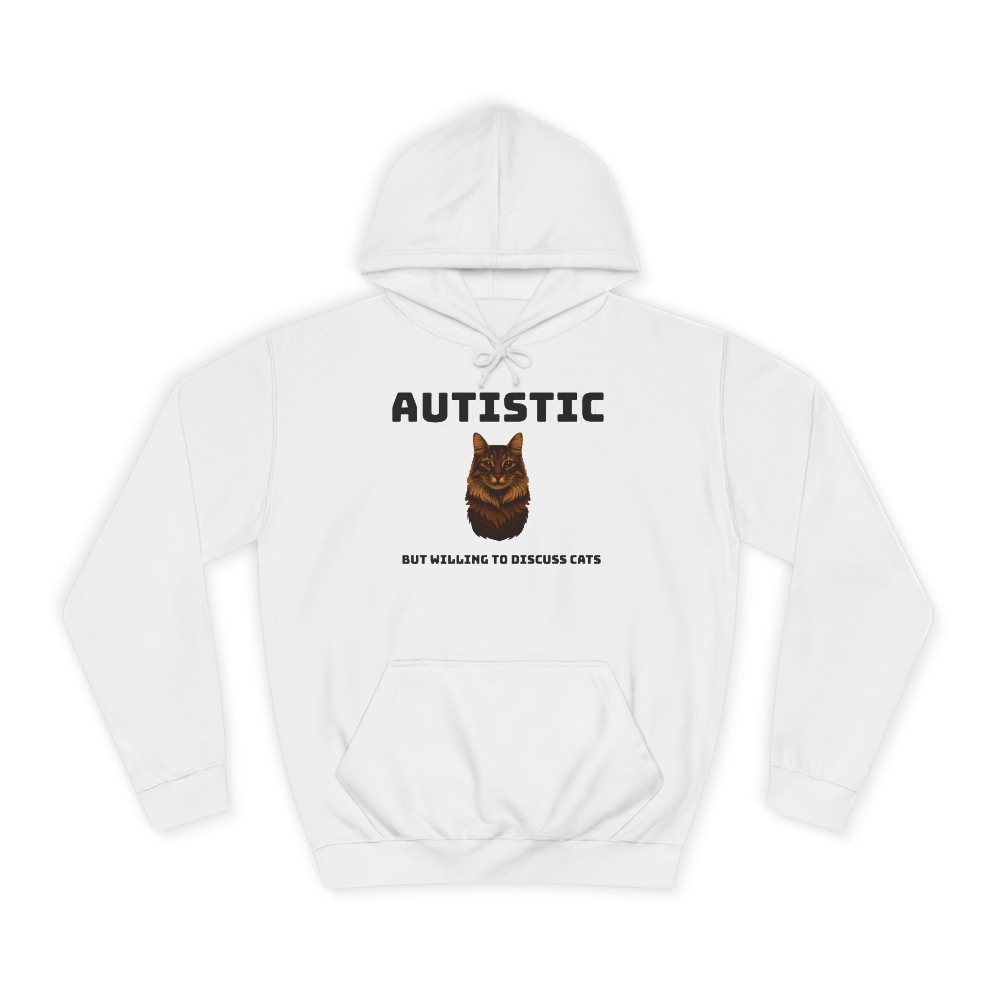 Autistic Cat Lover College Hoodie