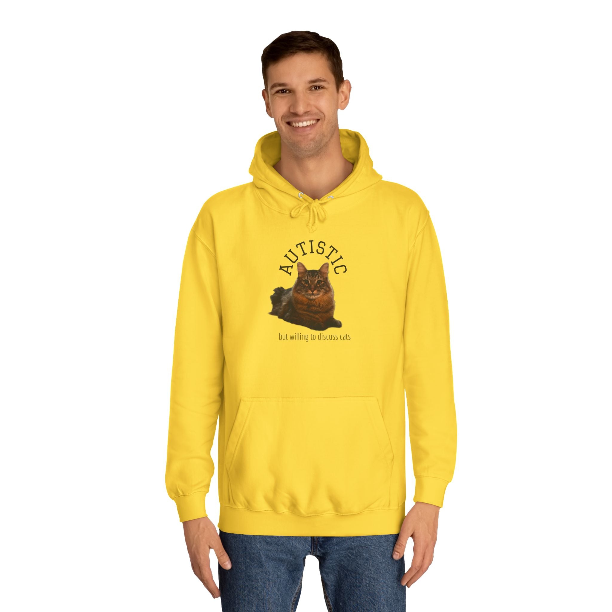 Autistic But Willing To Discuss Cats Hoodie
