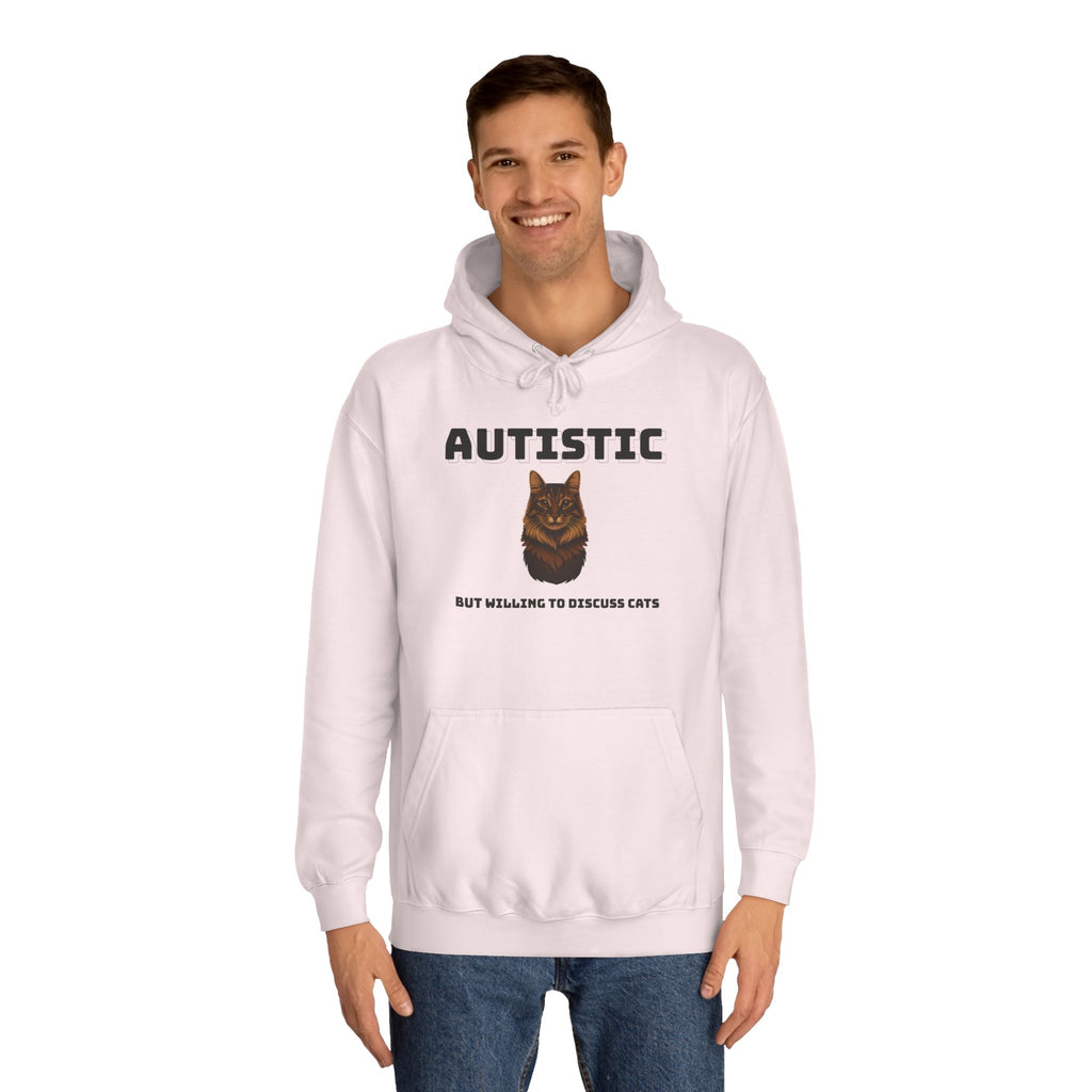 Autistic Cat Lover College Hoodie