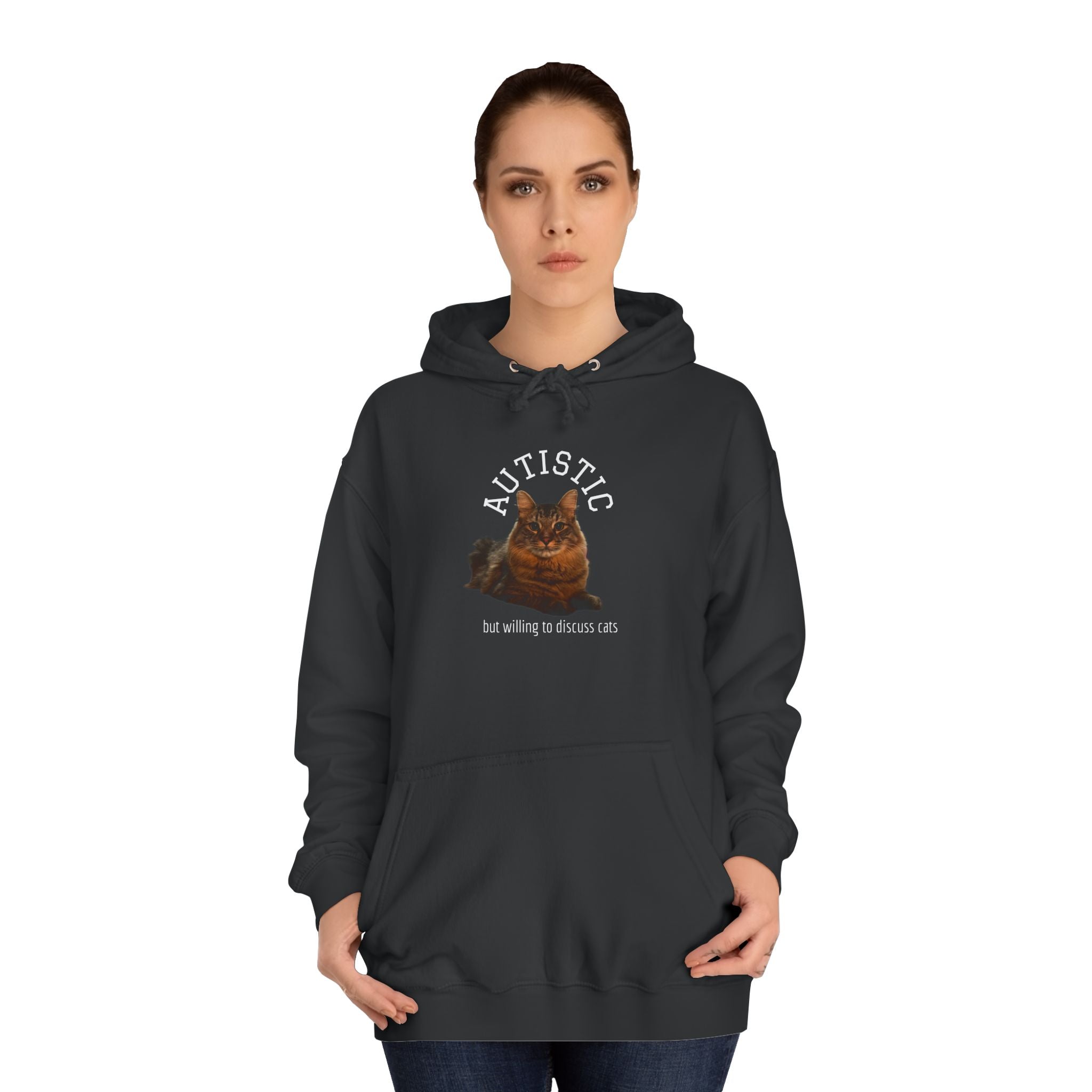 Autistic But Willing To Discuss Cats Hoodie
