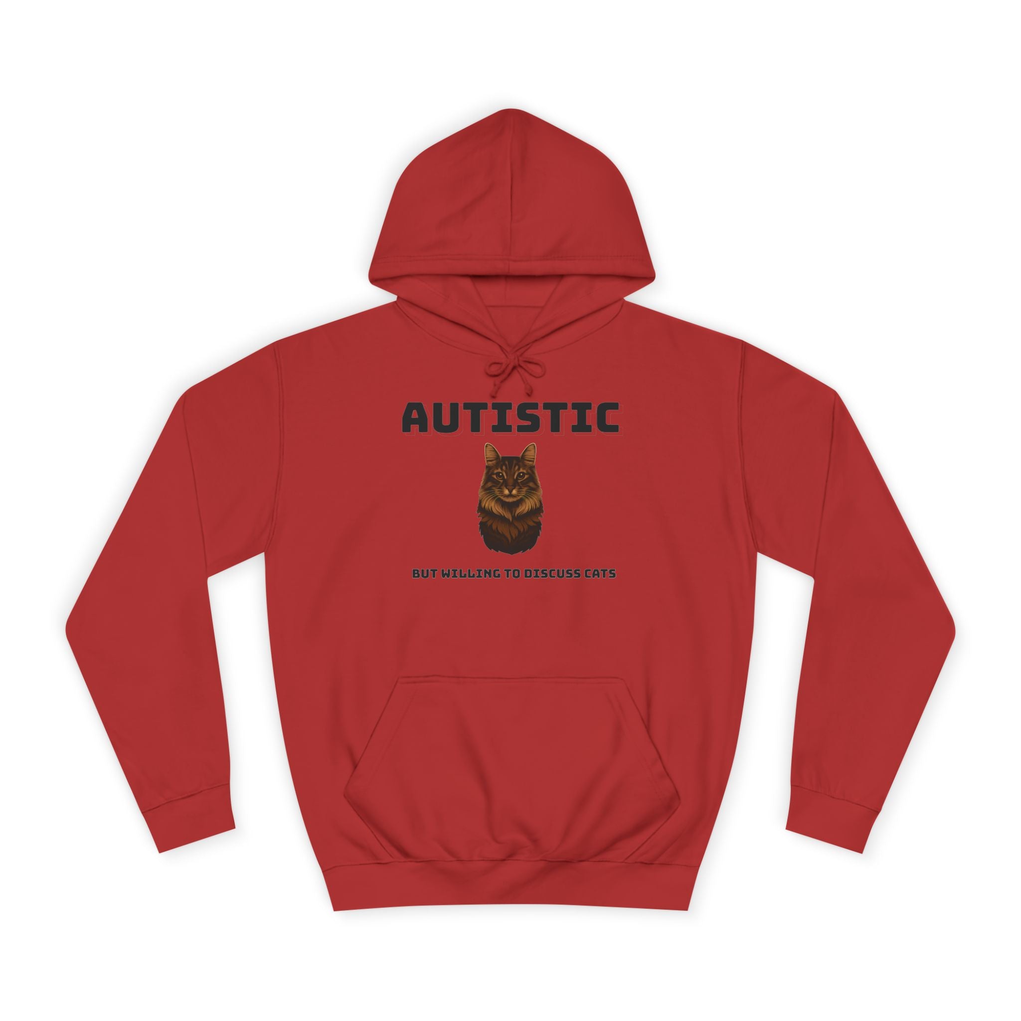 Autistic Cat Lover College Hoodie