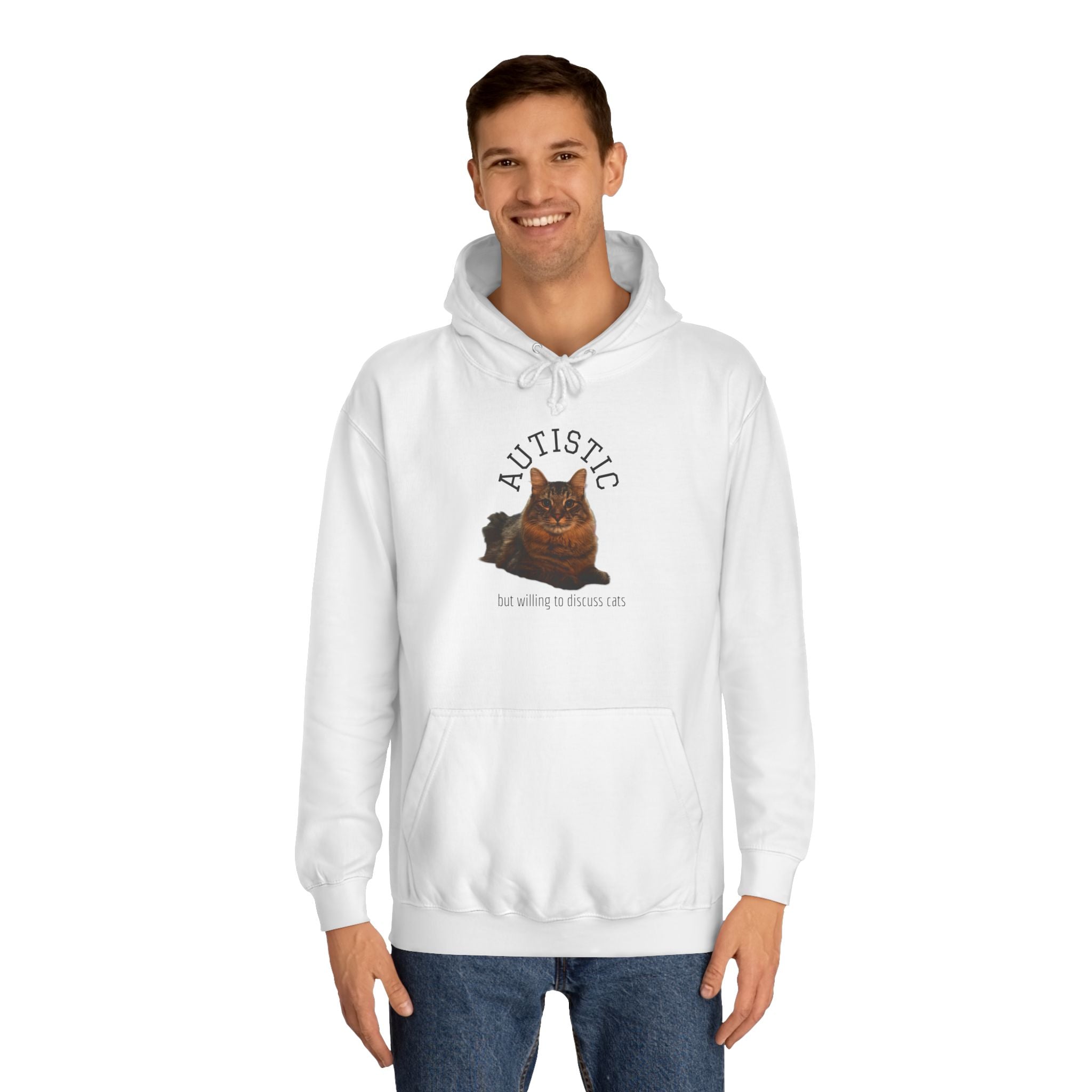 Autistic But Willing To Discuss Cats Hoodie