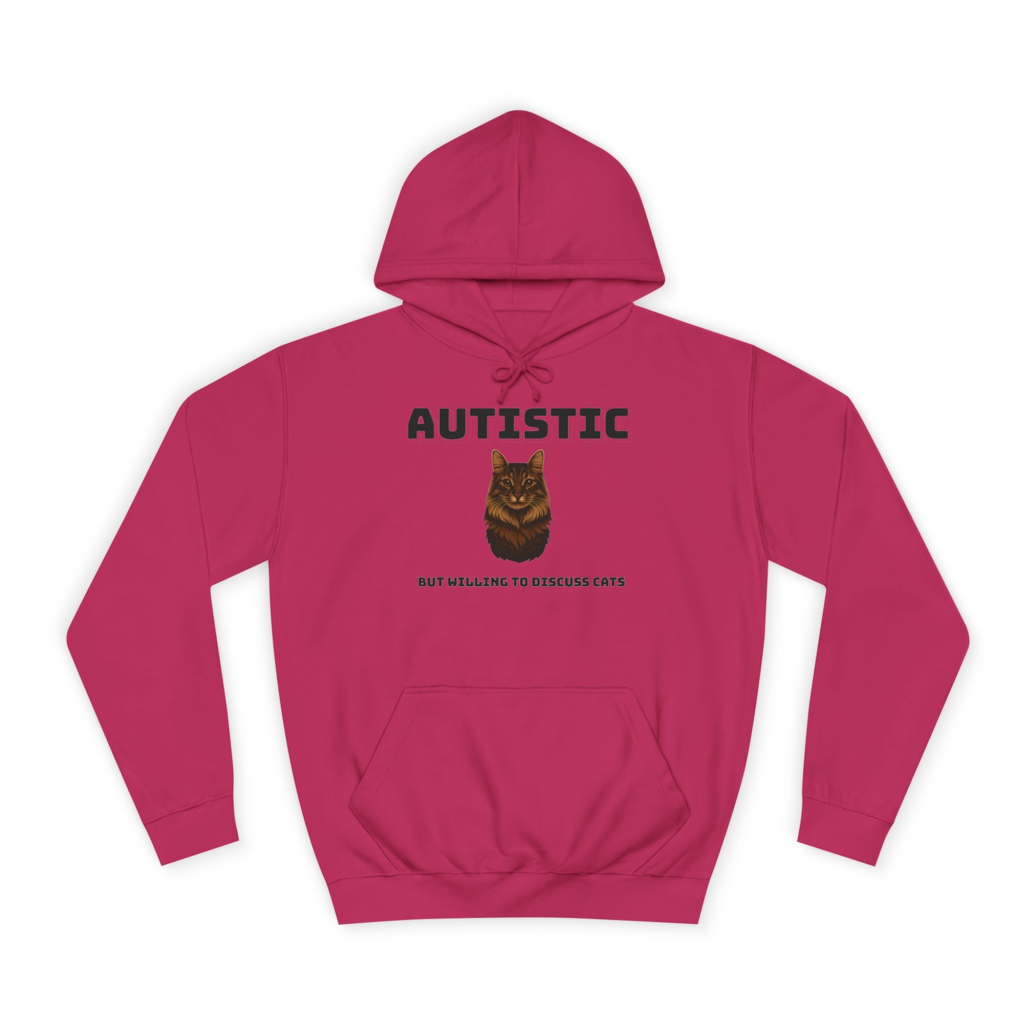 Autistic Cat Lover College Hoodie
