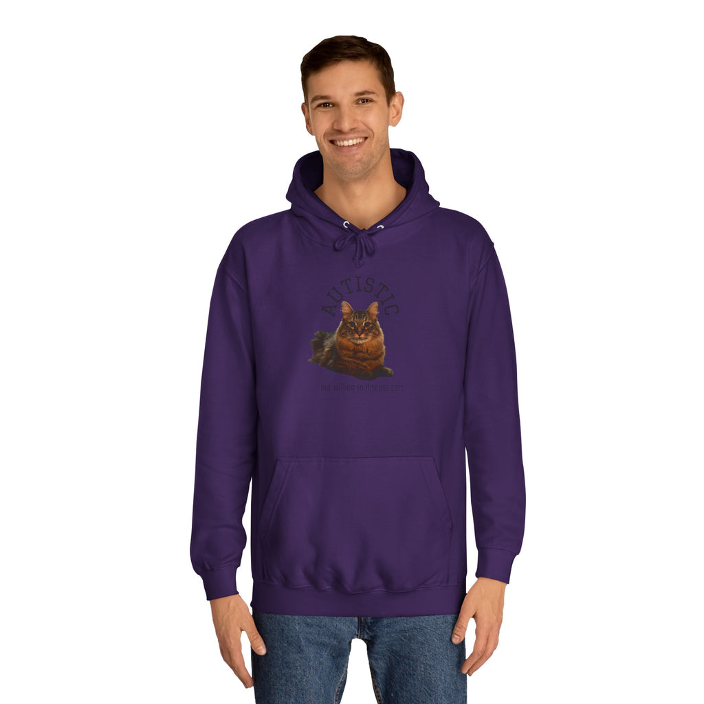 Autistic But Willing To Discuss Cats Hoodie