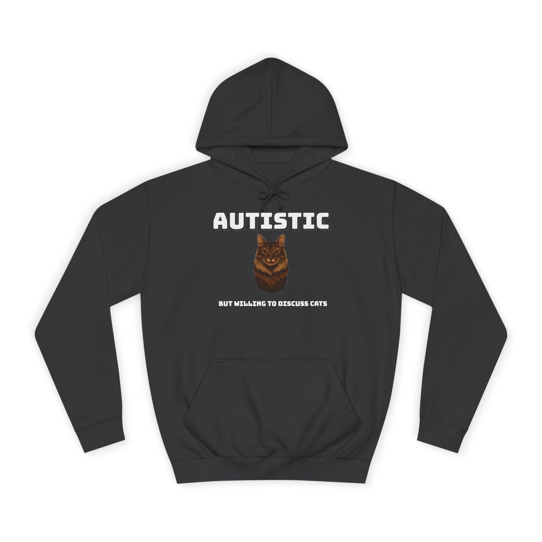 Autistic Cat Lover College Hoodie