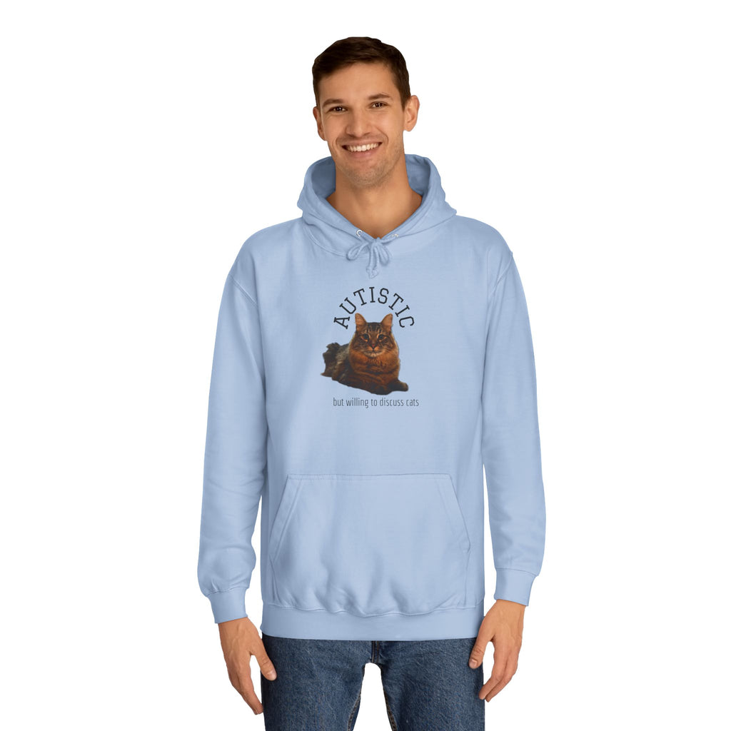 Autistic But Willing To Discuss Cats Hoodie