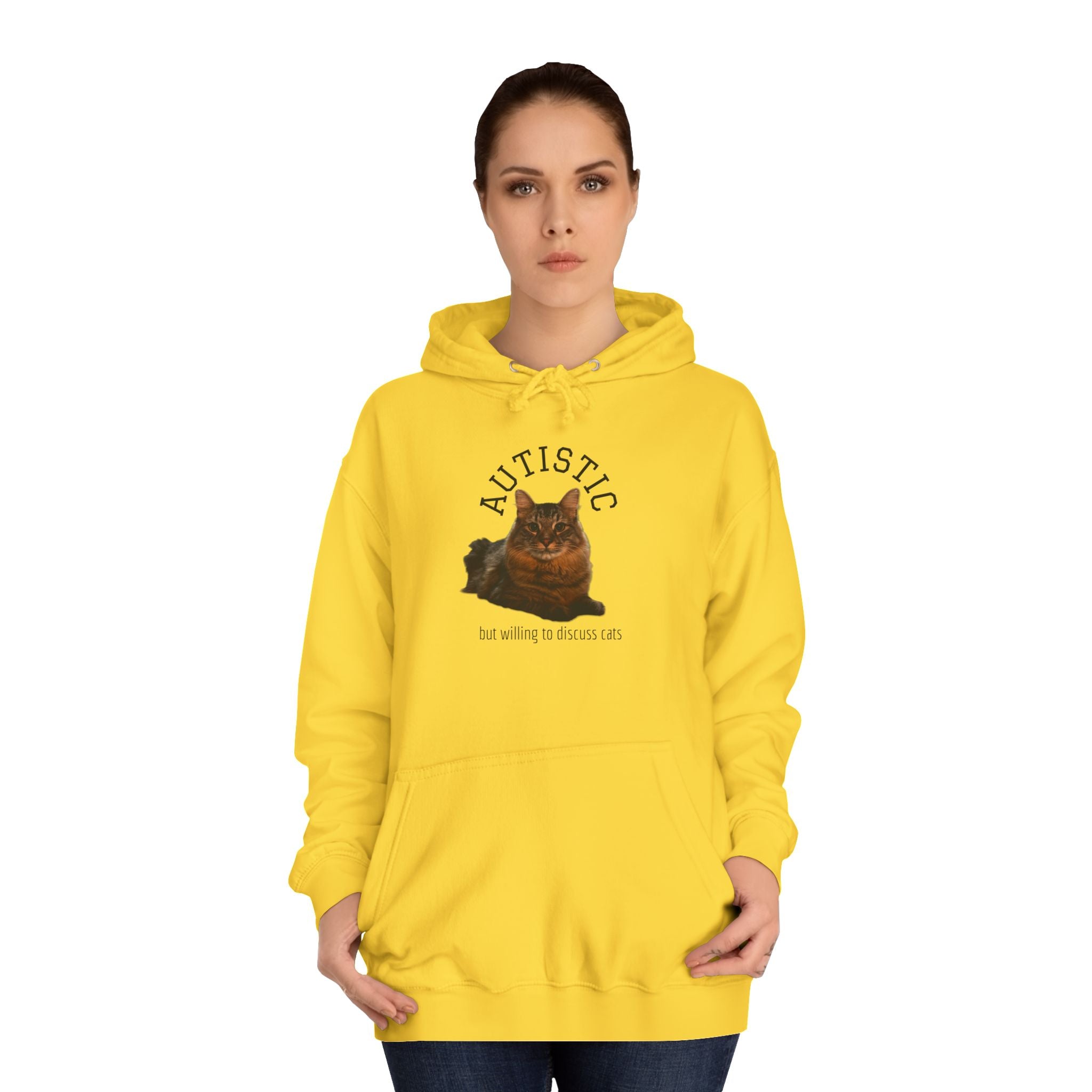 Autistic But Willing To Discuss Cats Hoodie