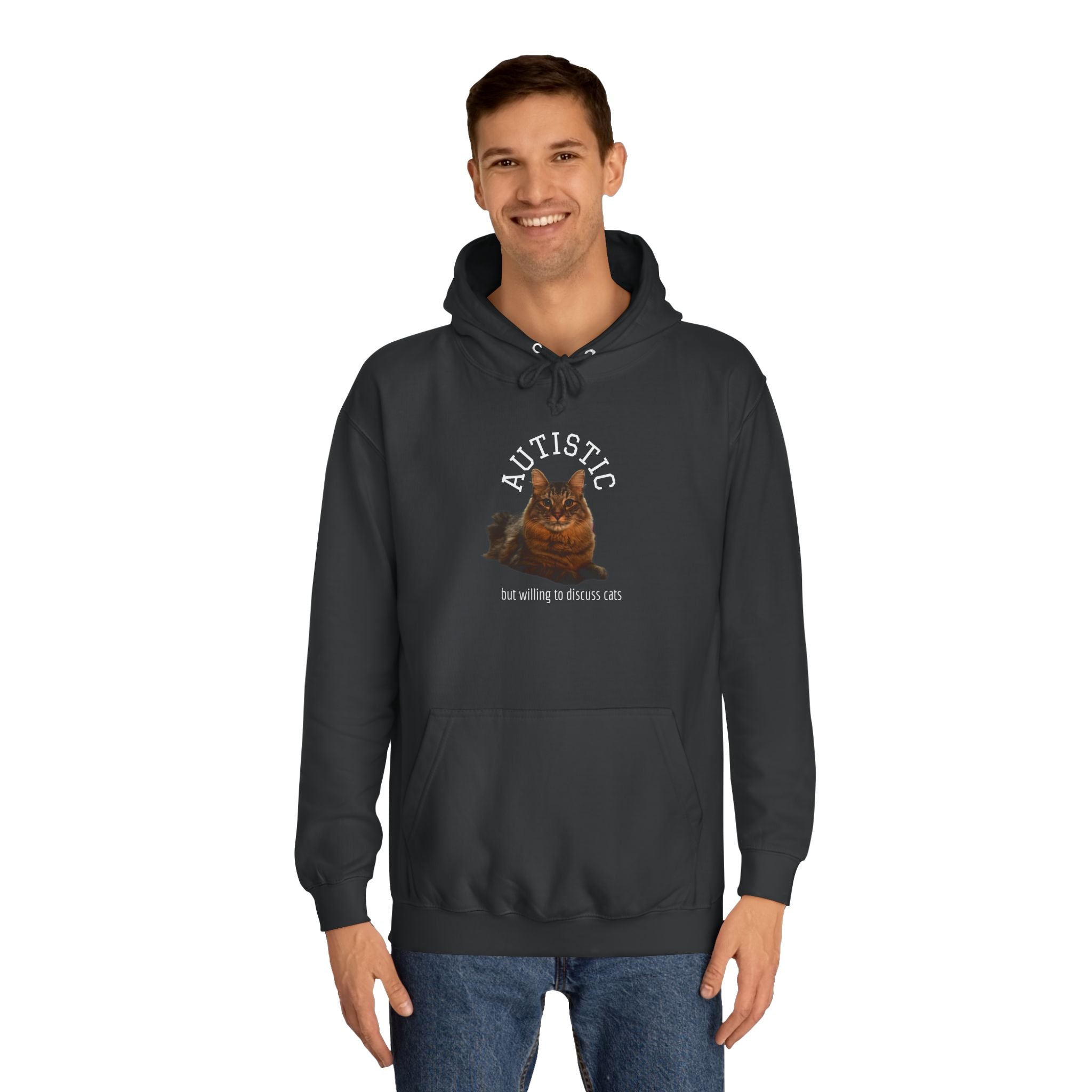 Autistic But Willing To Discuss Cats Hoodie