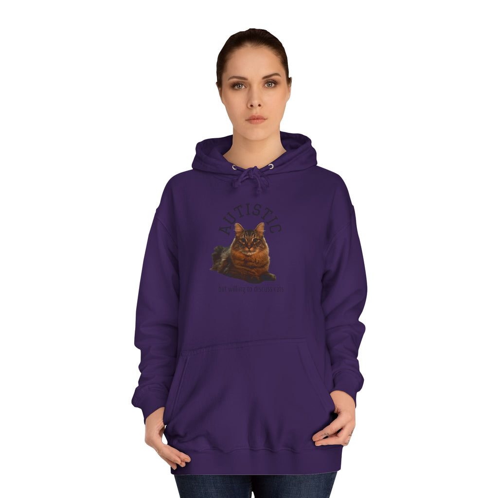 Autistic But Willing To Discuss Cats Hoodie